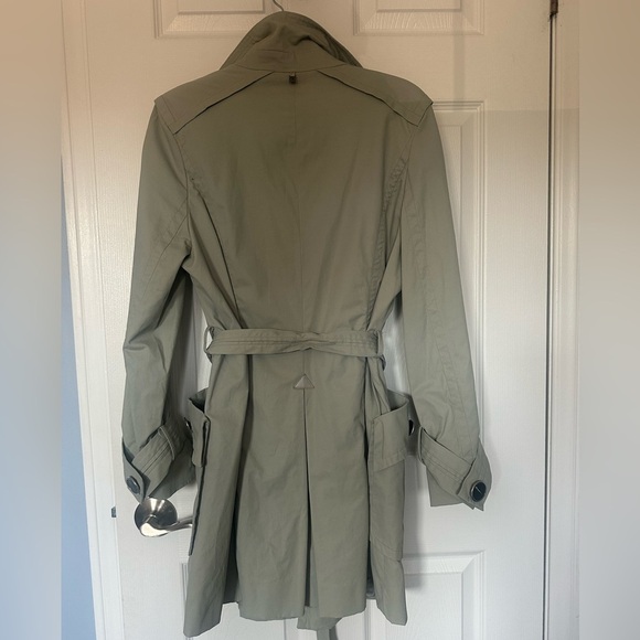 RUDSAK Women's Vintage Rare Sea Moss Green Trench Coat | M - Picture 14 of 14